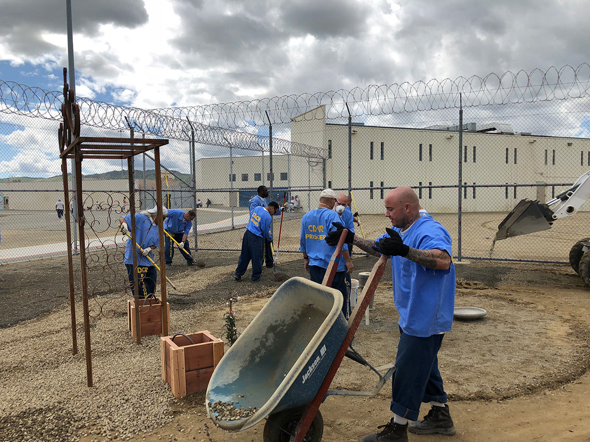 Avenal State Prison garden